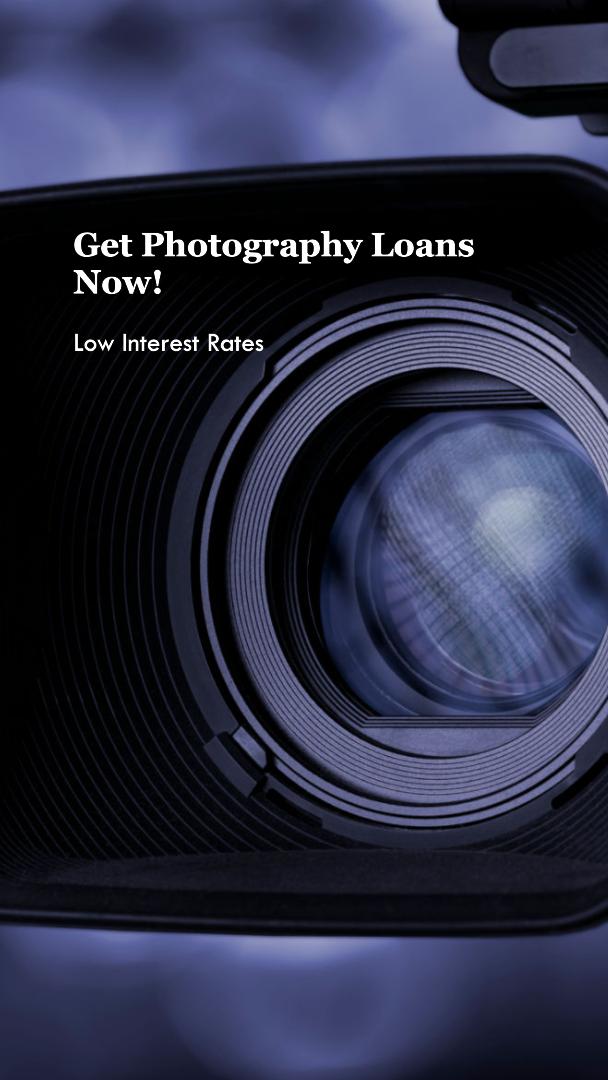 Photography Personal Loans
